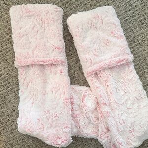 Fluffy Pink Winter Scarf